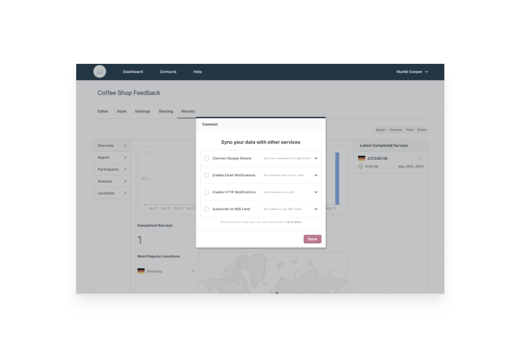 Data Export & Email Notifications | Crowdsignal | Get the responses you ...